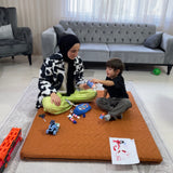 Tarçın Kapitone Süngerli Mat