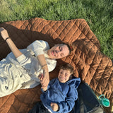 Büyük Boy Pamuk Oyun Matı ve Halısı - Tarçın