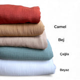 Camel (Müslin) Sık Pileli Modern Çadır