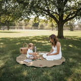 Büyük Boy Pamuk Oyun Matı ve Halısı - Kestane